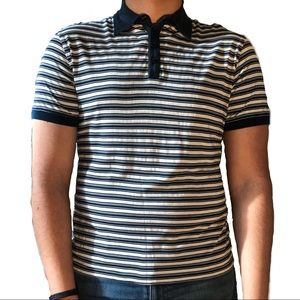 Armani Collezioni Collared Striped Shirt Medium